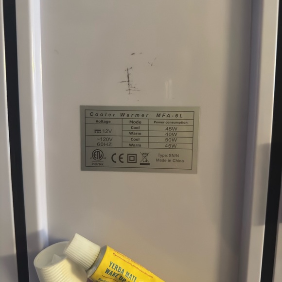 Good Molecules Mini Refrigerator (read description) - Picture 3 of 4